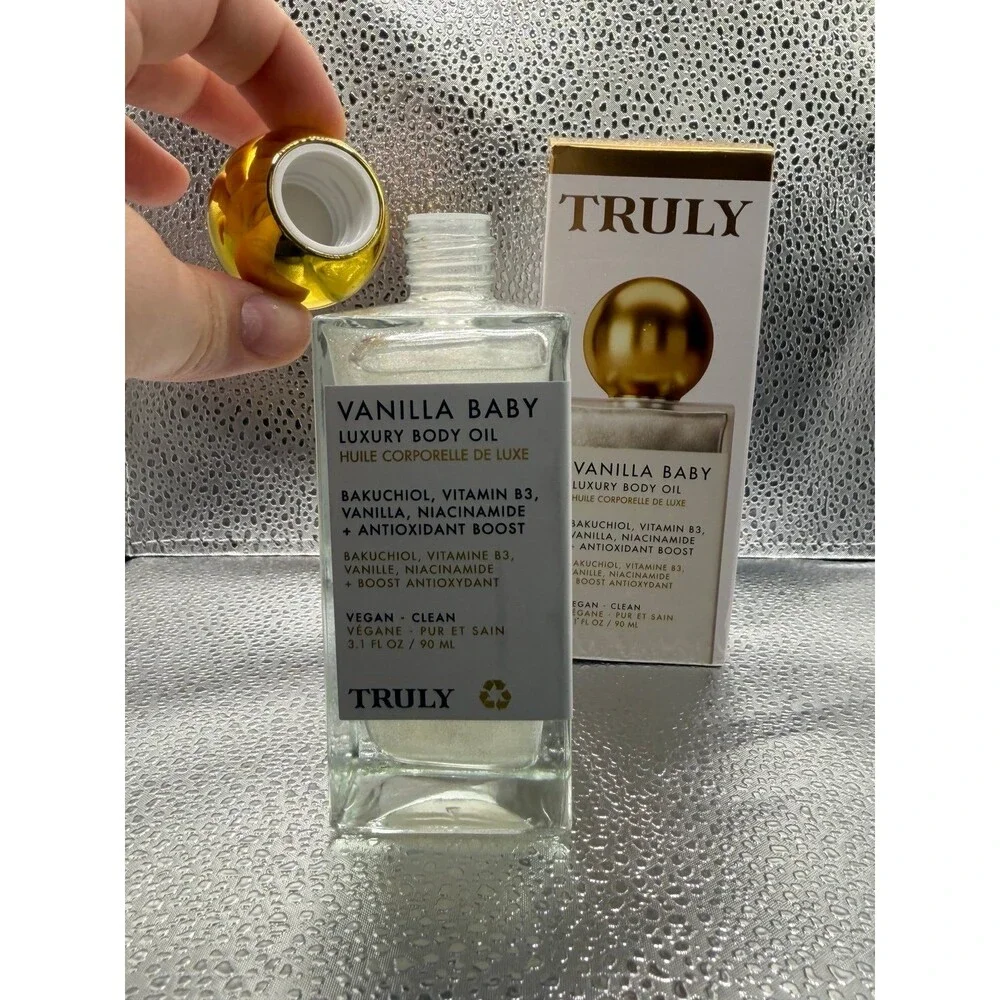 Truly Vanilla Baby Luxury Body Oil NIB
